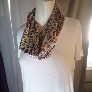 Leopard Print Infinity Scarf